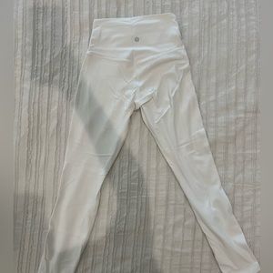 LuluLemon Align white leggings